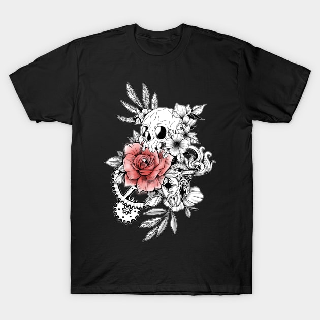 Death and Roses T-Shirt by raise